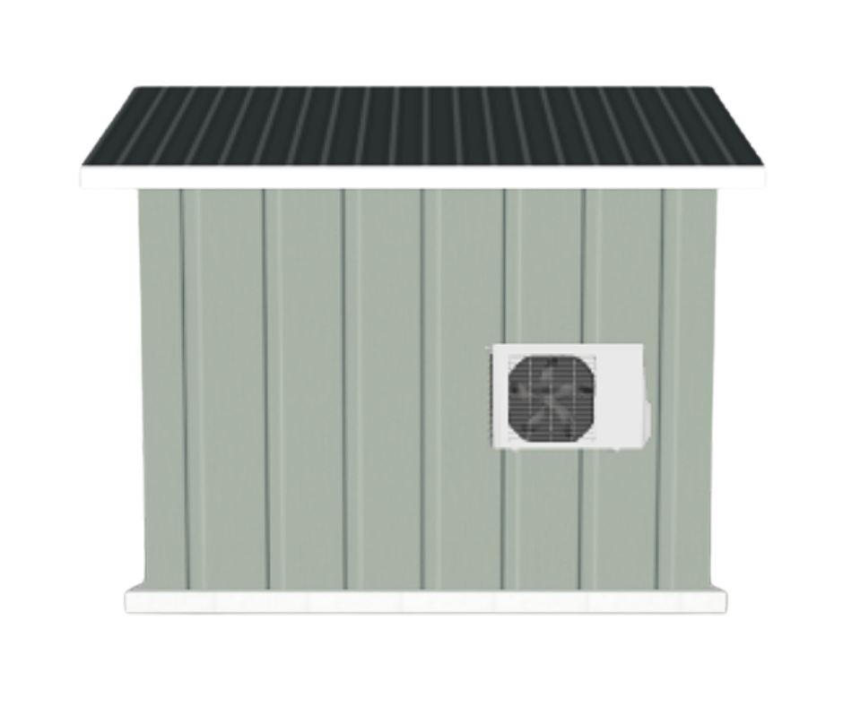 Thumbnail: 8x10 Side Entry Farmhouse Office