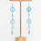 Thumbnail: Aqua Blue Dangle Earrings