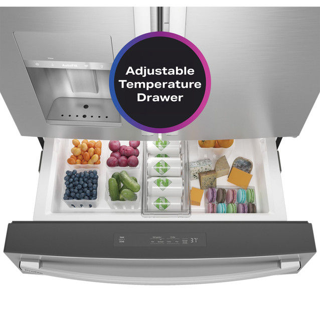 Thumbnail: GE Profile™ 27.9 Cu. Ft. Smart FR 4-Door French-Door Refrigerator w/ DID
