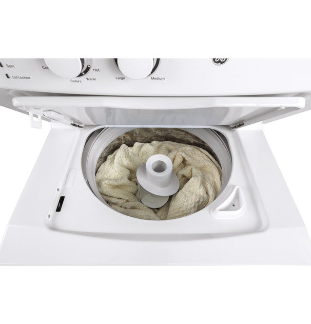 Thumbnail: GE Unitized Spacemaker® 3.8 cu. ft. Washer w/ Stainless Basket & 5.9 cu. ft.