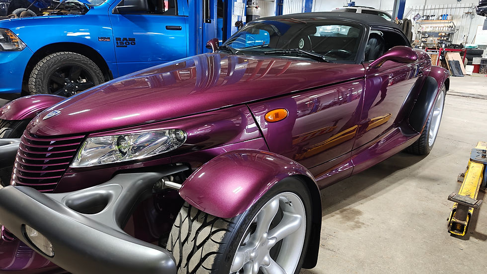 2002 Plymouth Prowler with full body XPEL Ultimate Plus paint protection film and Carpro UK3.0 ceramic coating.