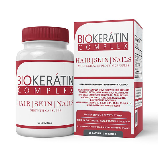 BioKeratin Hair | Skin | Nails Multi-Growth Protein Capsules