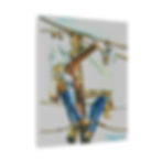 Thumbnail: "Linemen at Work" by Artist David P.