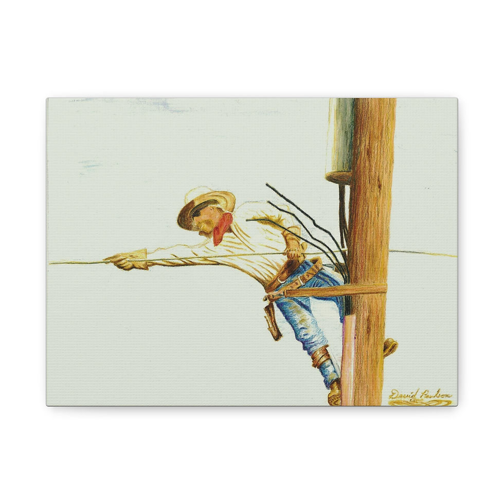 Thumbnail: The Lineman ; by Artist David P.   