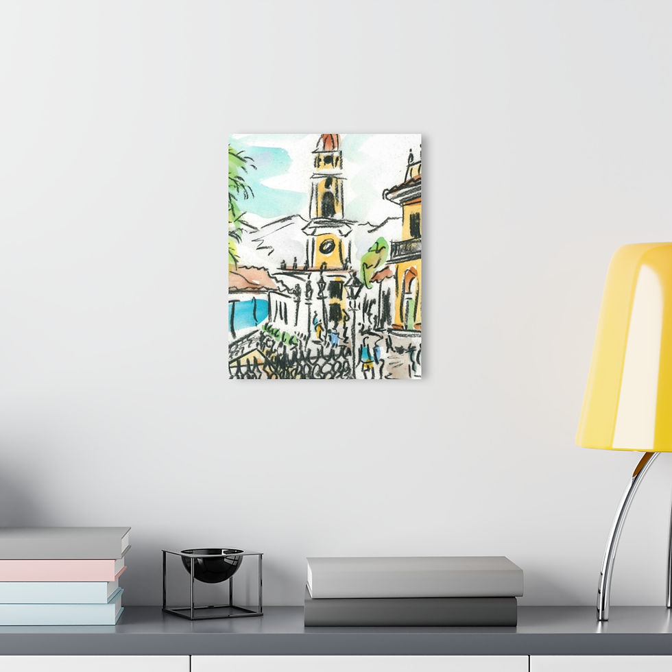Thumbnail: "Venice" Acrylic Wall Art Print by Artist David P