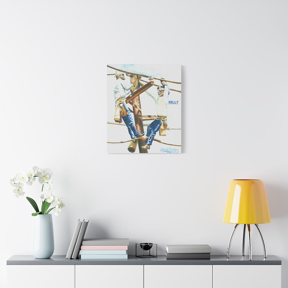 Thumbnail: The Linemen — 'Kelly' edition by Artist David Paulson