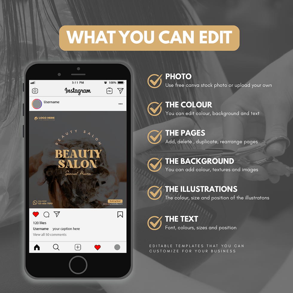 Thumbnail: Salon Business Posting Socmed 