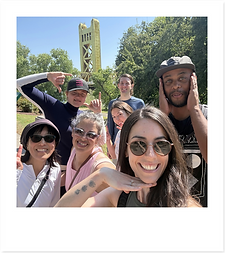 People participating in The Board Walks San Francisco walking meetup focused on meaningful conversations.