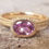 Thumbnail: Roma oval pink sapphire ring 7x5.
