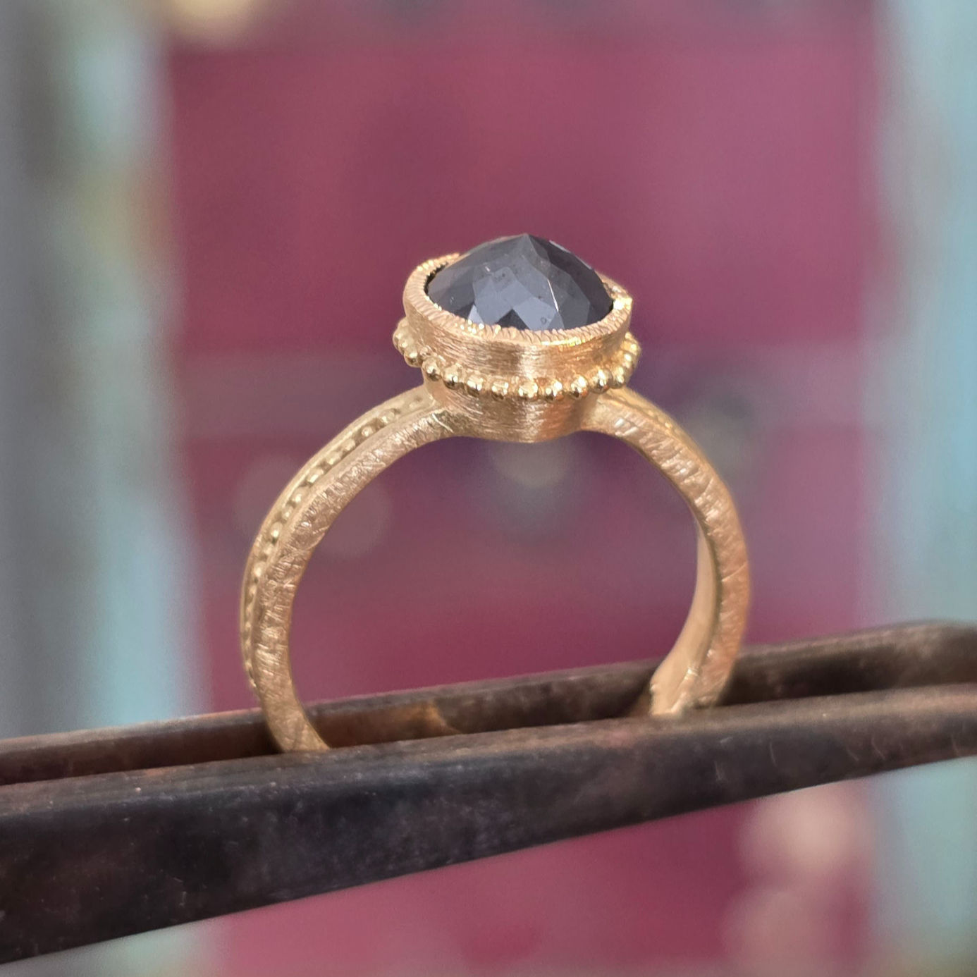 Bague Roma diamant noir