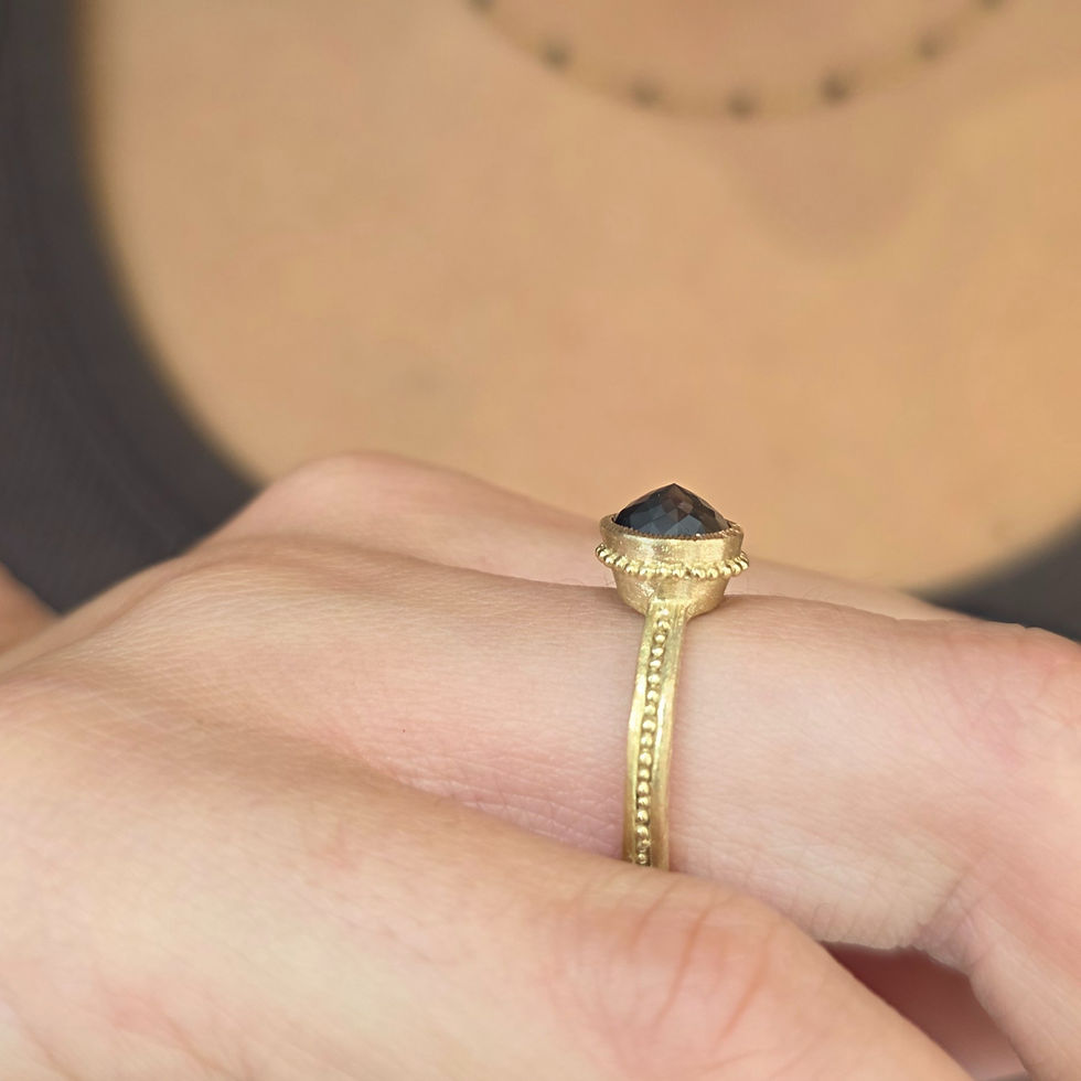 Miniature : Bague Roma diamant noir