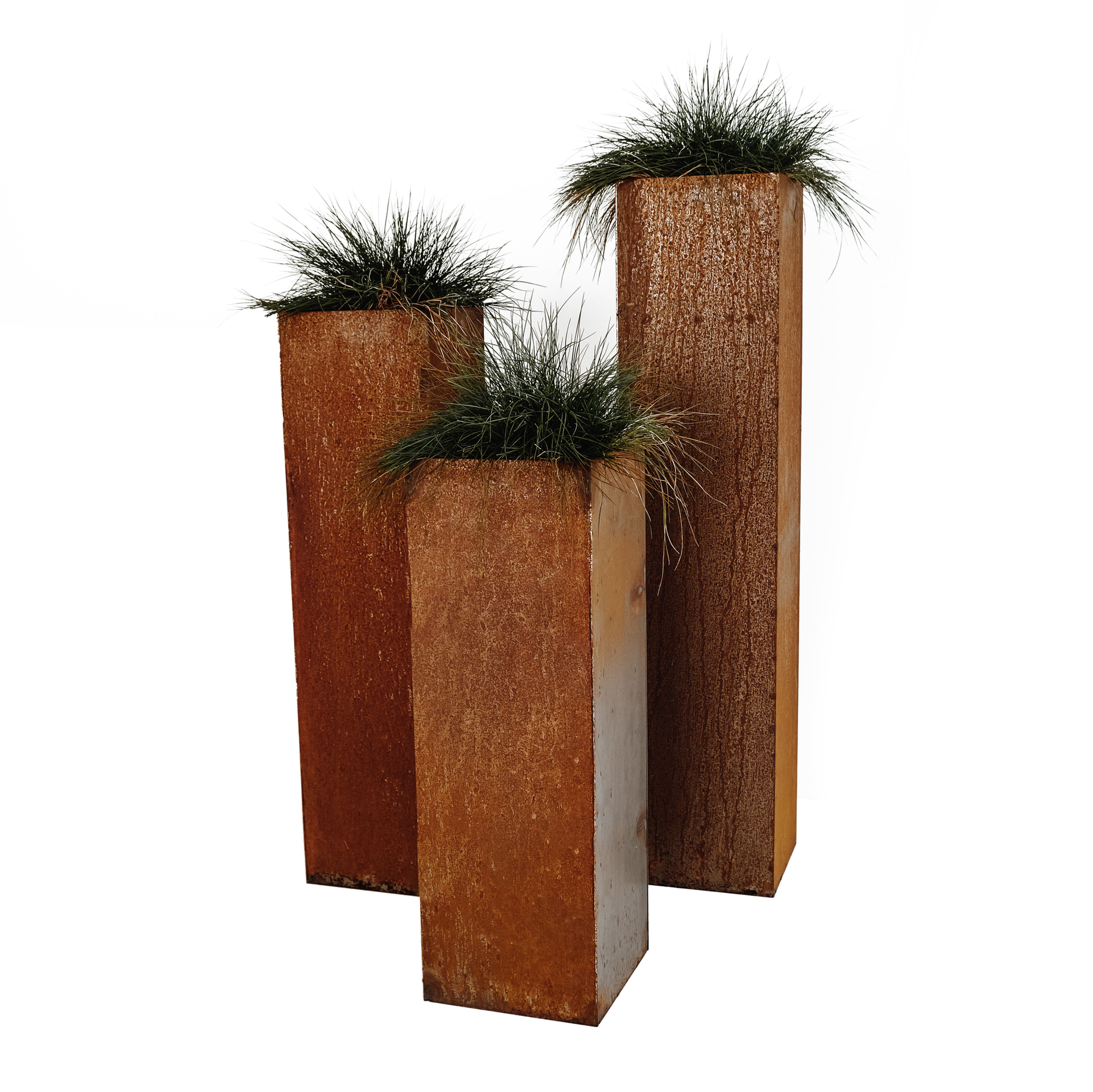 NADAILLAC- Zuilentrio in maten S, M en L met ruimte voor planten of bloemen