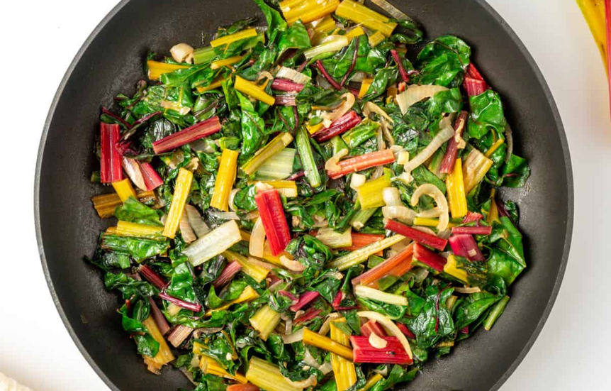Sautéed Rainbow Chard with Lemon and Parmesan: A Colorful, Nutritious Side Dish