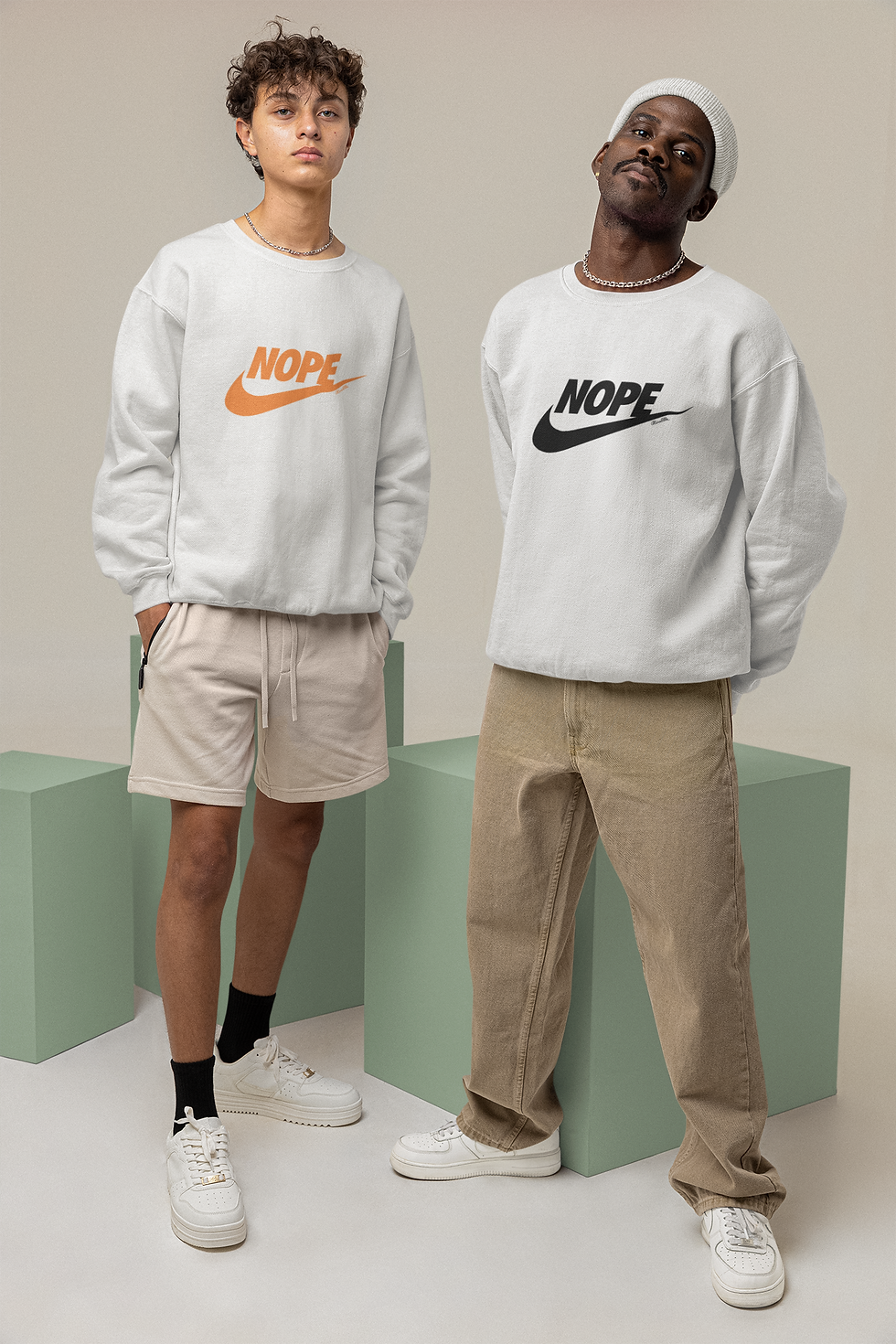 Thumbnail: Nope Tick Logo Sweatshirt