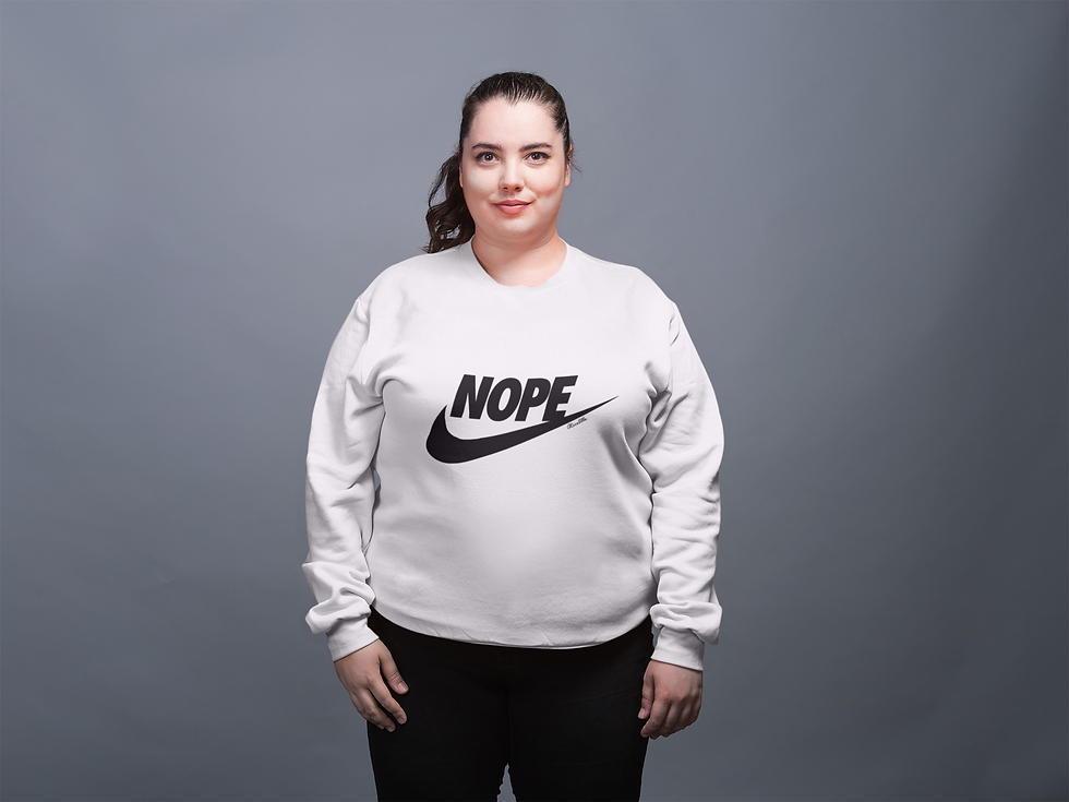 Thumbnail: Nope Tick Logo Sweatshirt