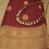 Thumbnail: Maroon Kora Organza Silk Saree