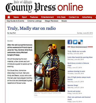 COUNTY PRESS ONLINE / ISLE OF WIGHT JUNE 29, 2014