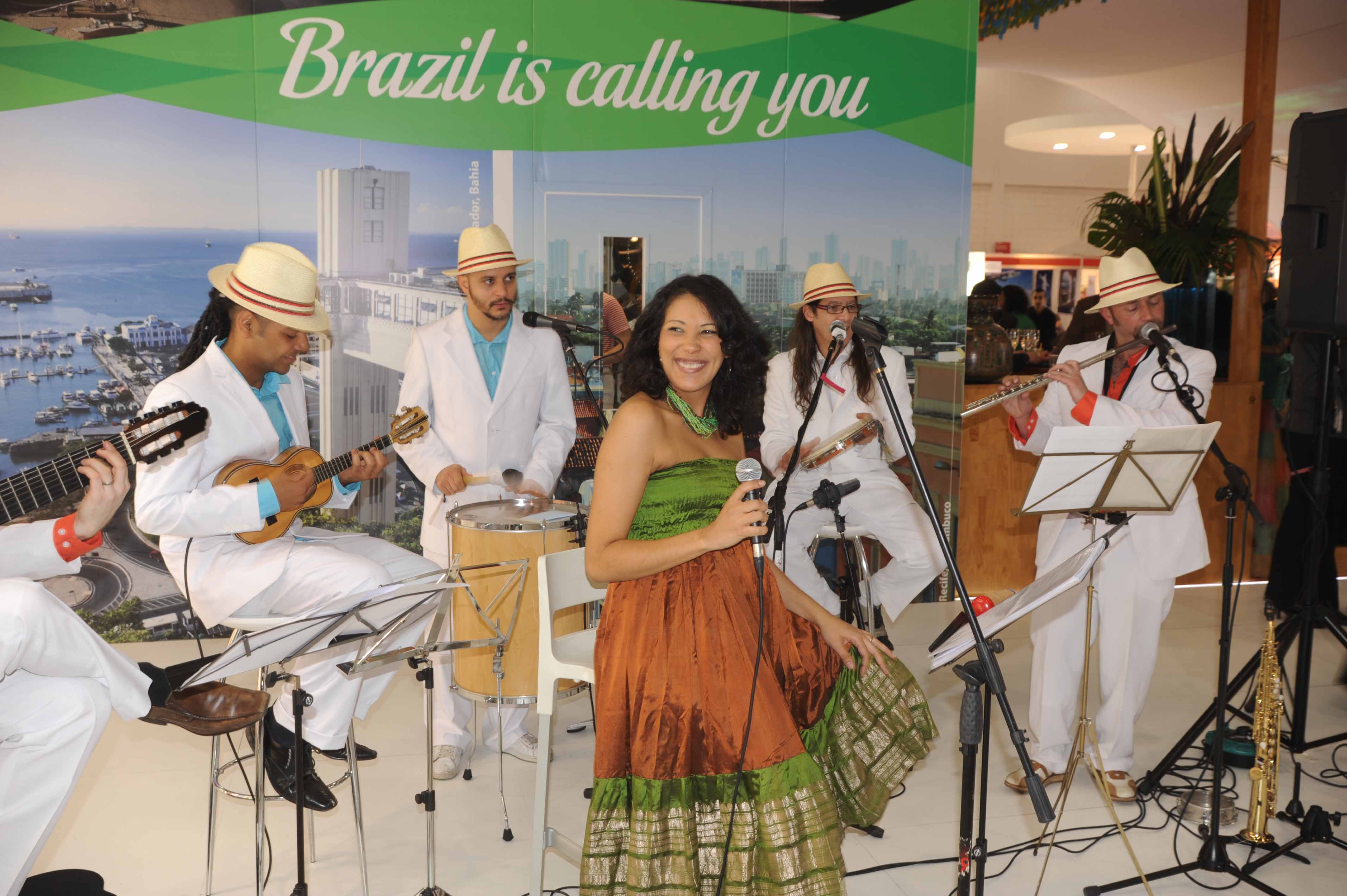 SambaViva performing at World Travel Market 02