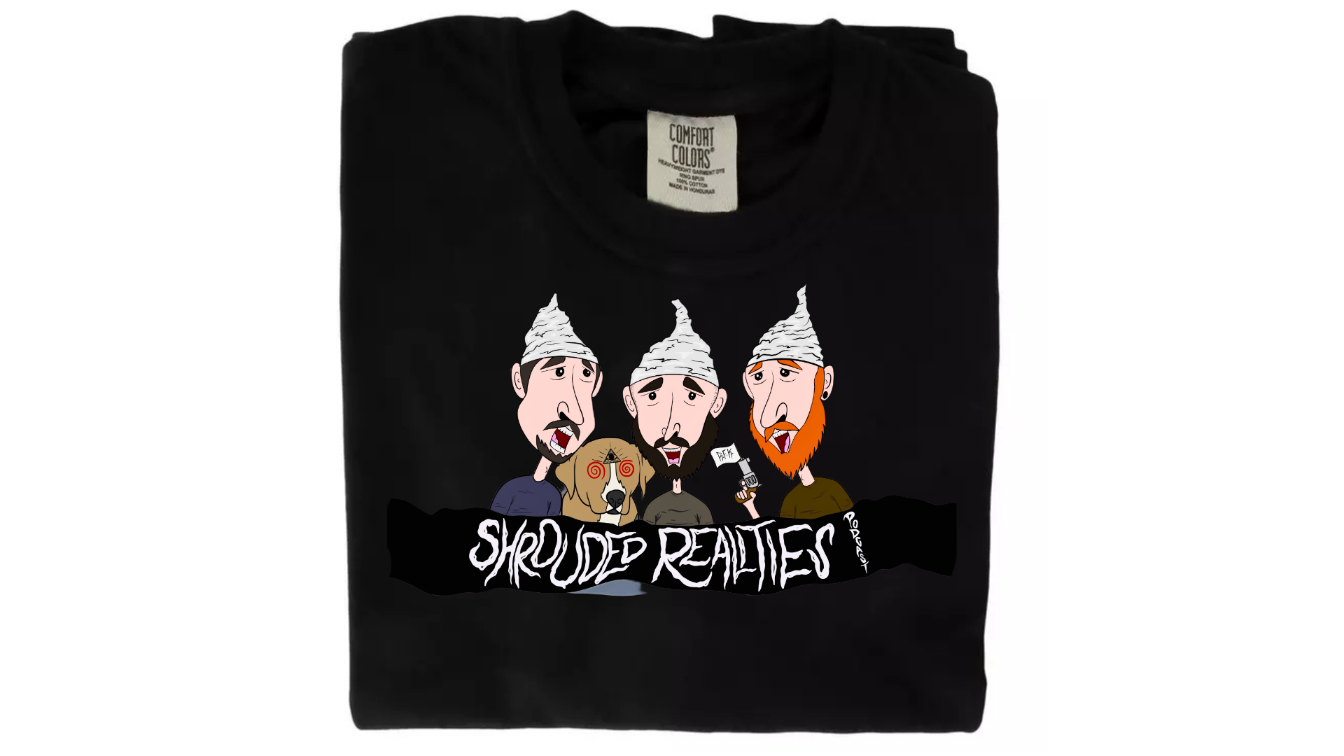 Tin Foil Hat Black T