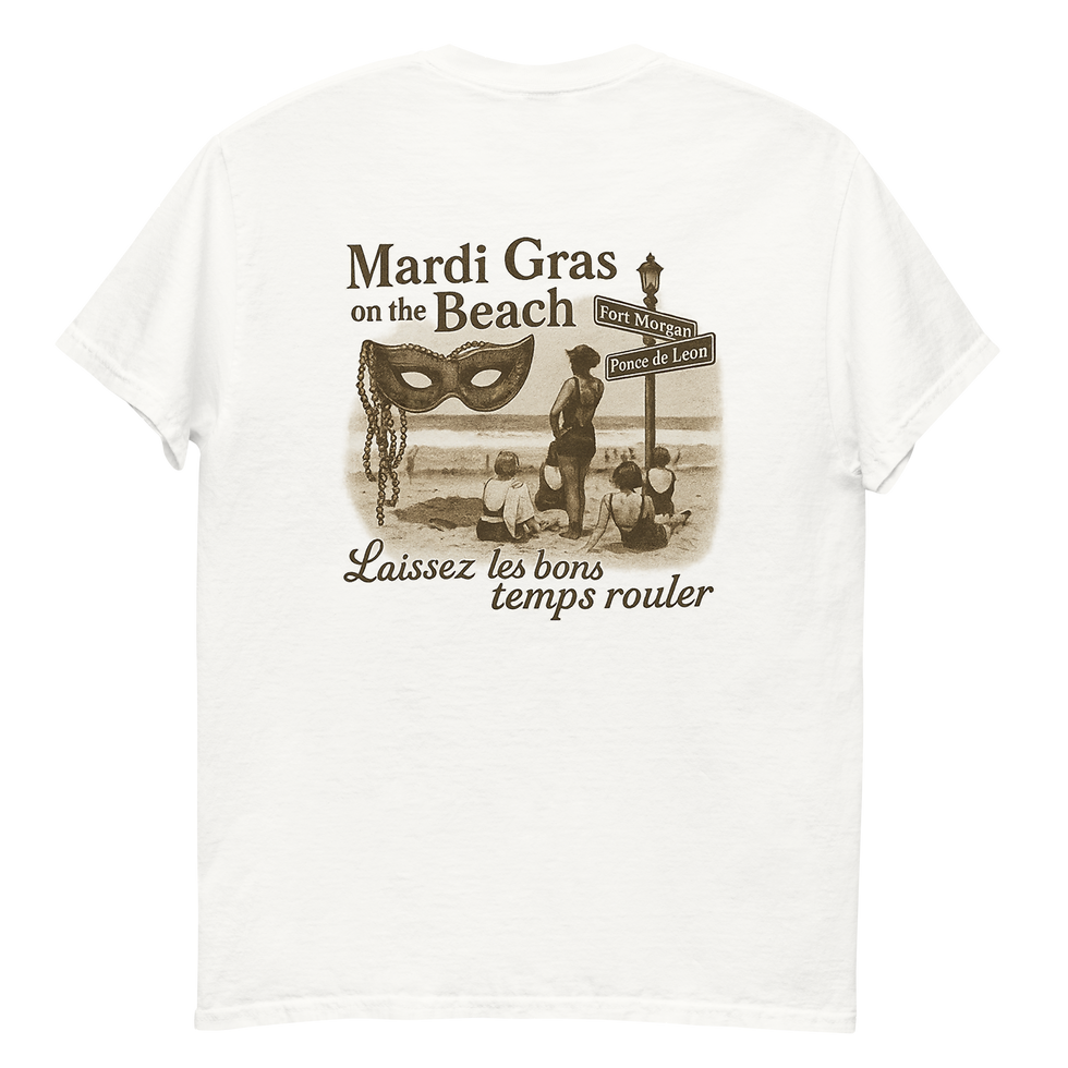 Thumbnail: Mardi Gras on the Beach Ft. Morgan Ponce de Leon Unisex classic tee