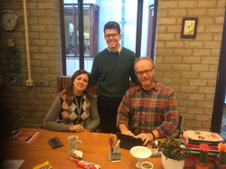 with hubby learning Catalan