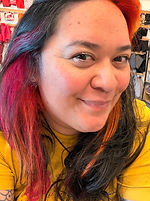 Portrait of becky, artist and founder of Creative Curiosity.