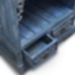 Albasia Bluewash Bathroom Cabinet