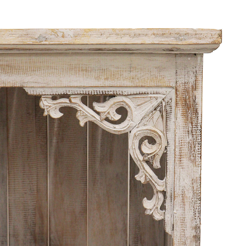 Albasia Whitewash Bathroom Cabinets