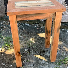 Tall Table - Display Stand - Recycled Wood