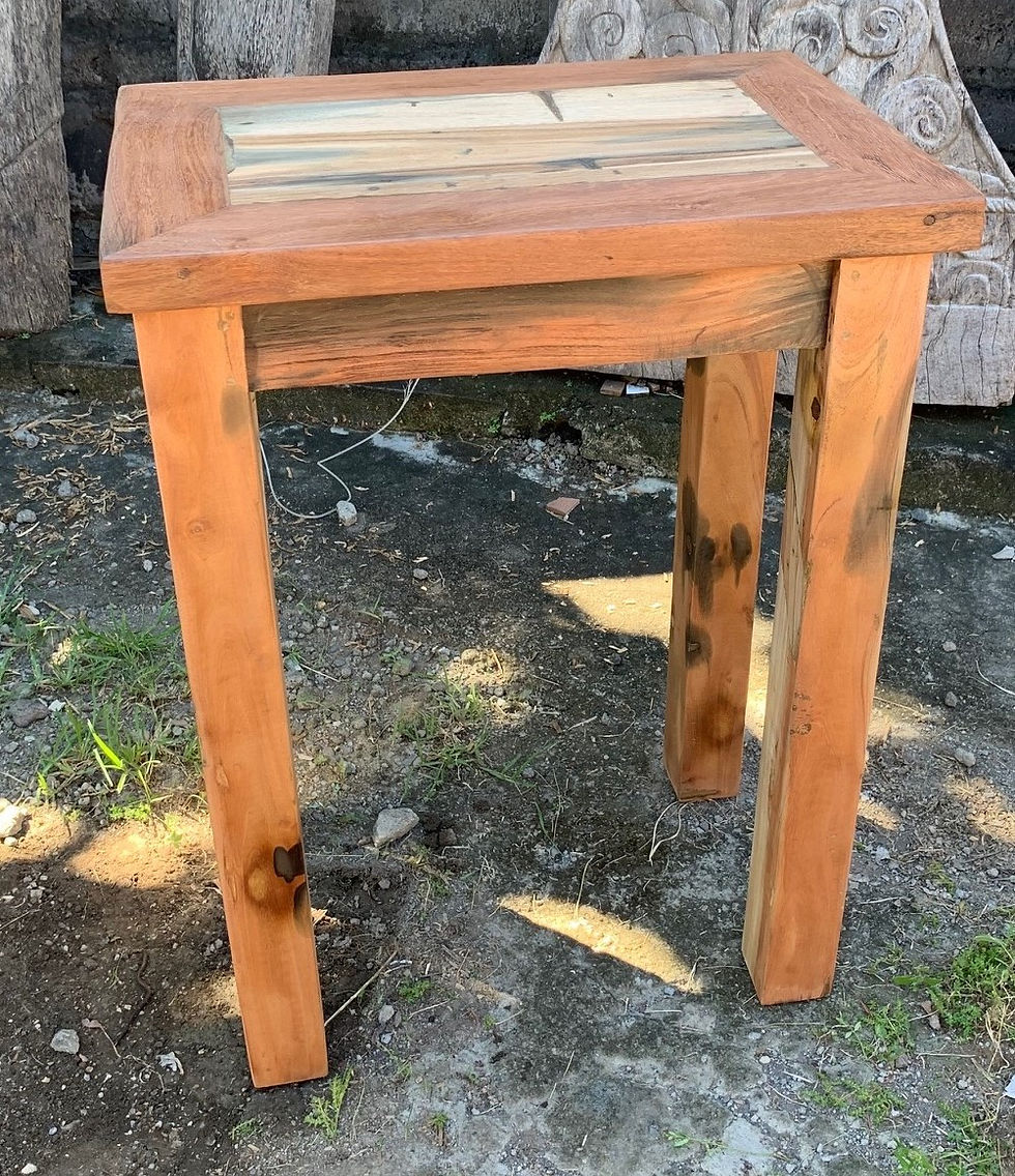 Tall Table - Display Stand - Recycled Wood