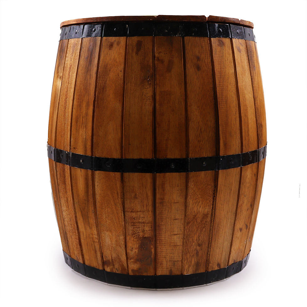Beer Barrel Table - Natural
