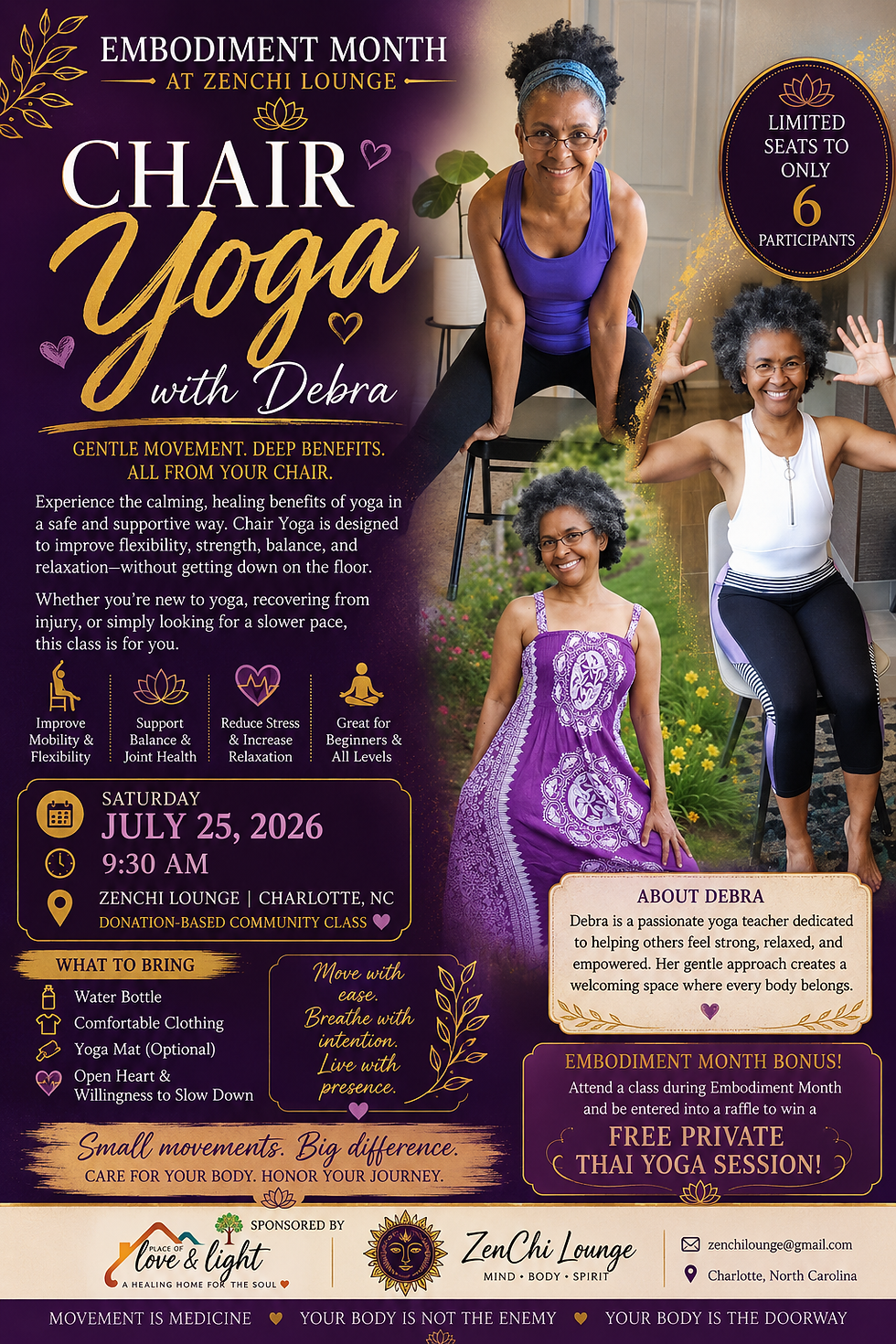 Embodiment Class: Chair Yoga