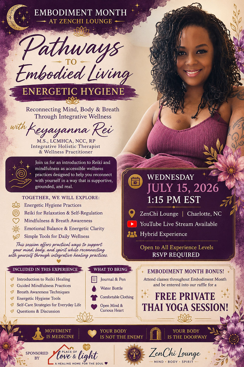 Embodiment Class: Pathways to Embodied Living