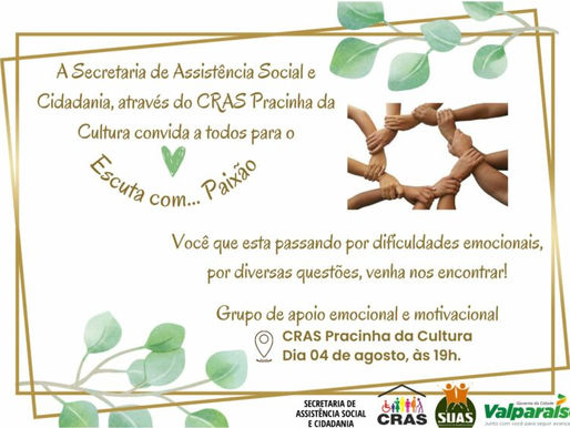 Secretaria de Assistência Social e Cidadania Promove Ação de Ajuda Psicológica à População