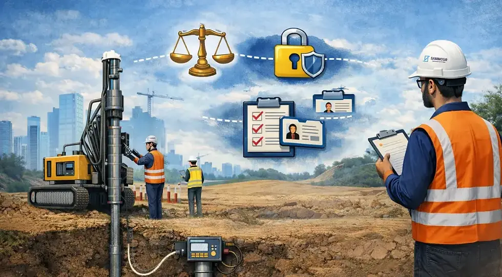 Boas práticas na contratação de ensaios de fundações: ética, segurança e rastreabilidade