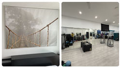 Art Work and Mirror Installation