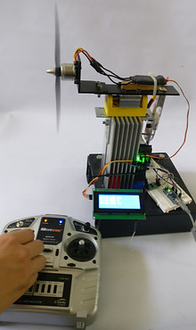 Medidor Empuje Motores Brushless, Control Aeromdelos
