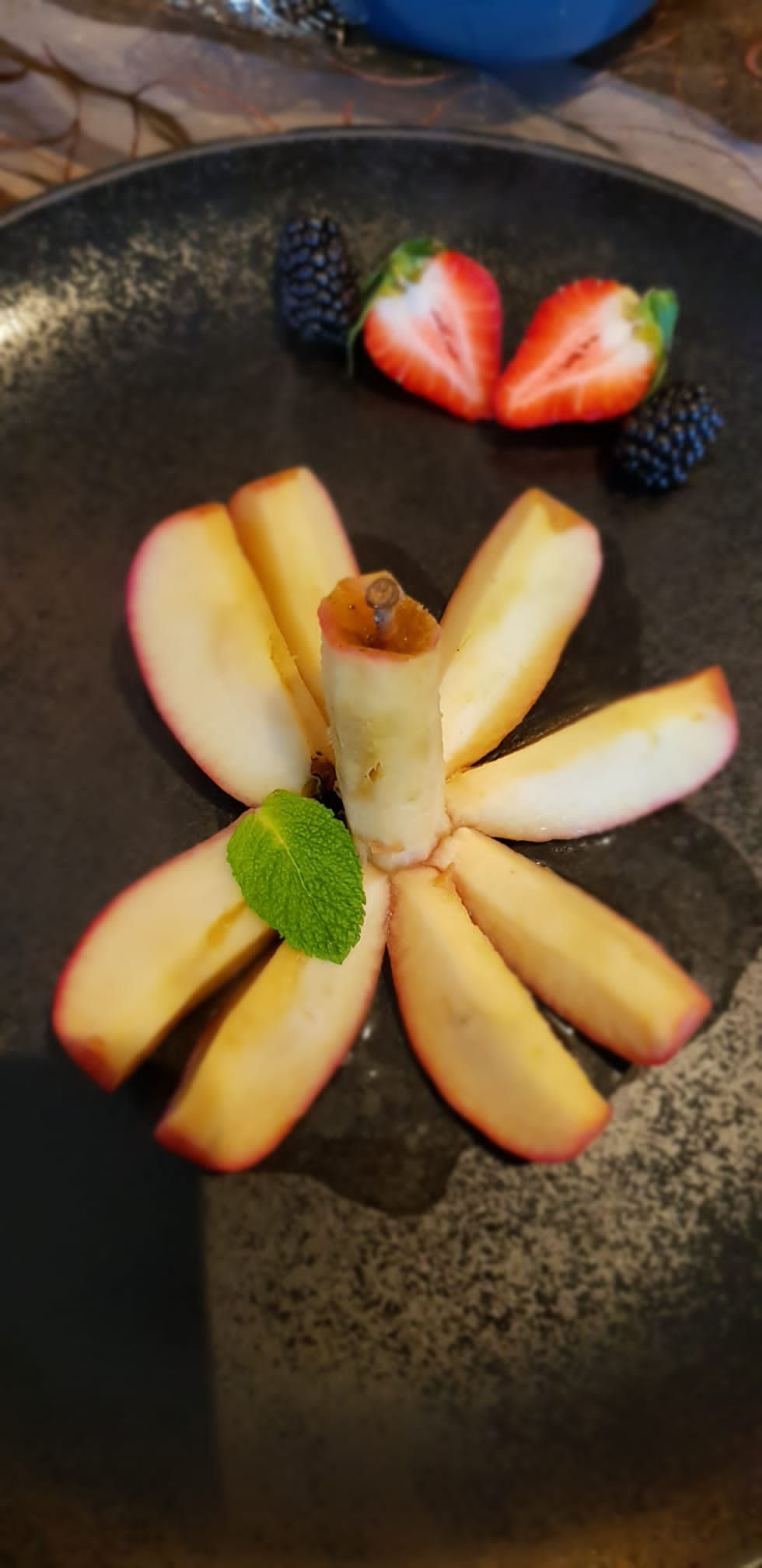 Apfel zum Fastenbrechen