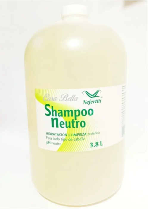 Shampoo Ph Neutro Nefertiti Hidratacion Y Limpieza 3.8 L
