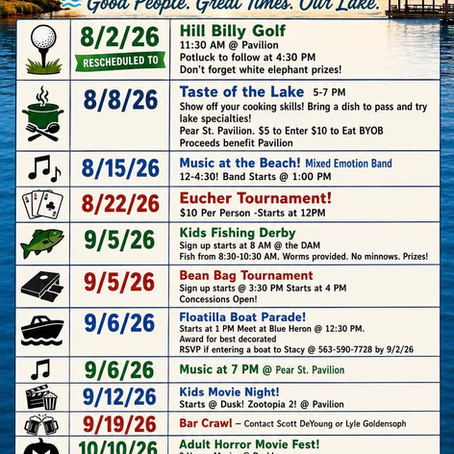 Lake Events 2026