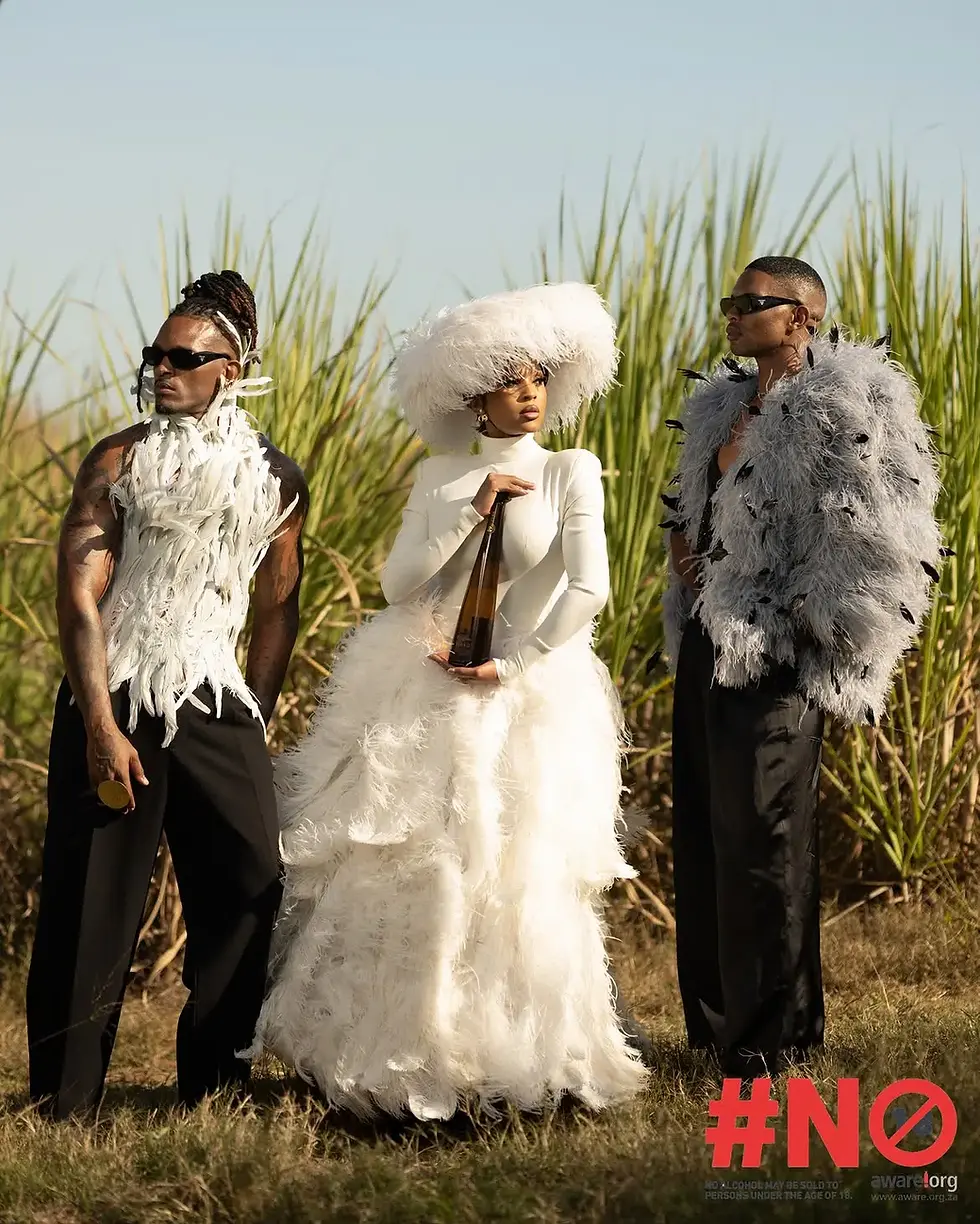 Teddy Geldart, Linda Mtoba and Orapeleng Modutle