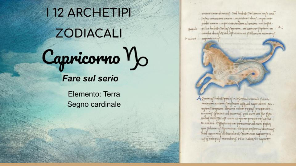 Capricorno, fare sul serio.