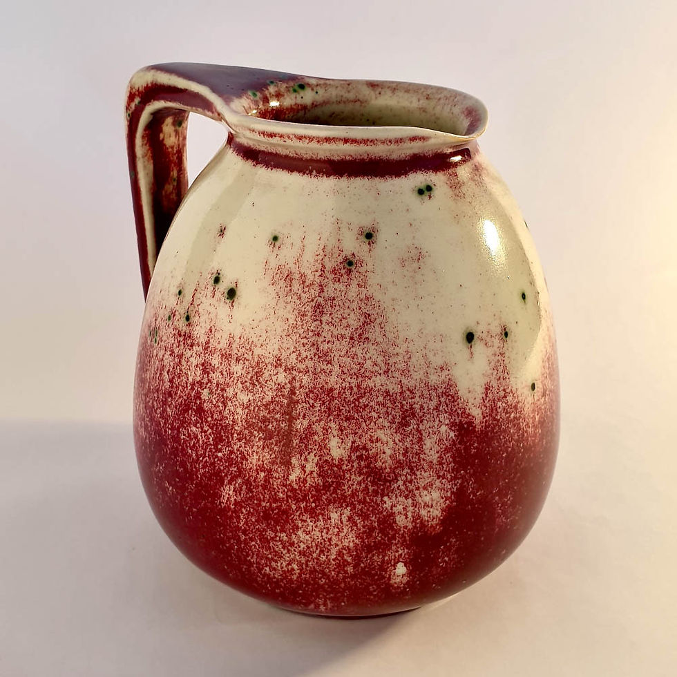 Rare Ruskin Pottery High-Fired Jug/Pitcher 1933