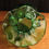 Thumbnail: WAS BENSON ANTIQUE SILVER PLATE & GREEN GLASS FLOWER VASE