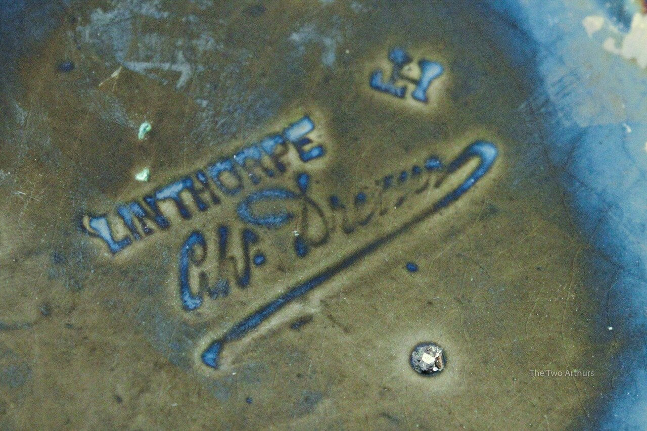 Christopher Dresser for Linthorpe Pottery Antique Arts and Crafts Peruvian Face