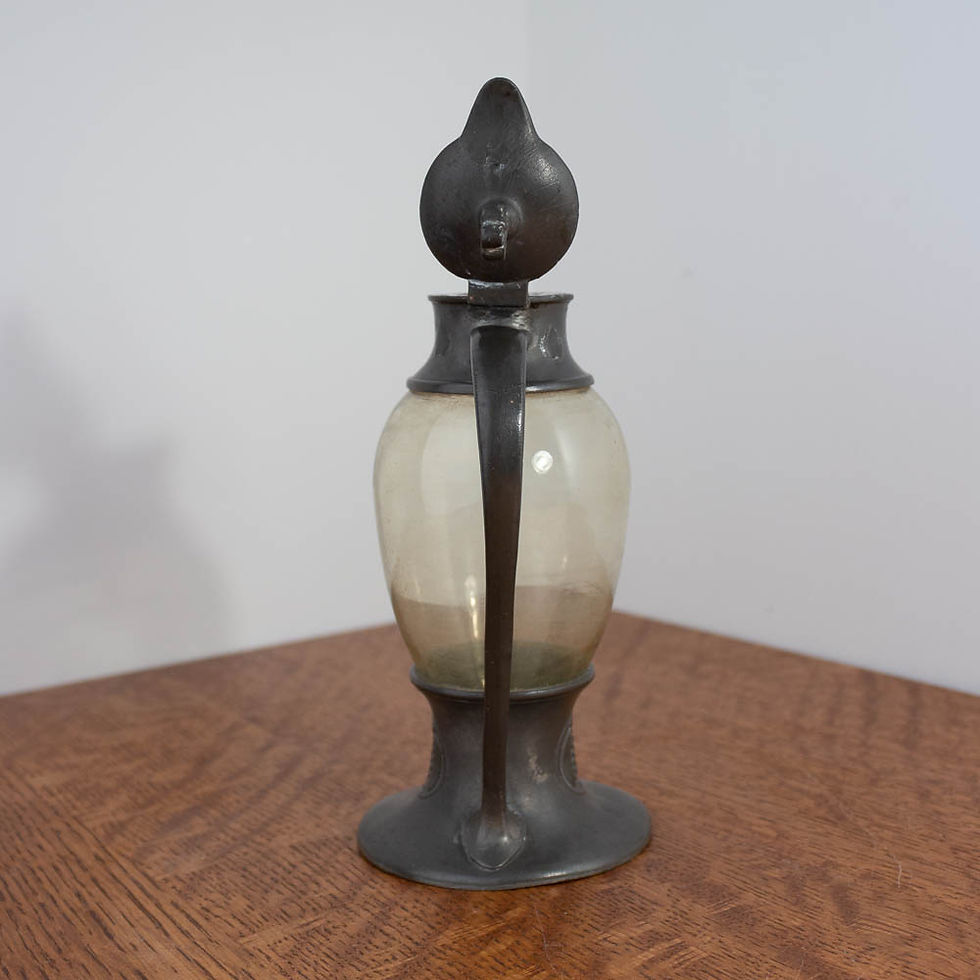 Thumbnail: Arts and Crafts Liberty & Co Archibald Knox Tudric Claret Liqueur Jug