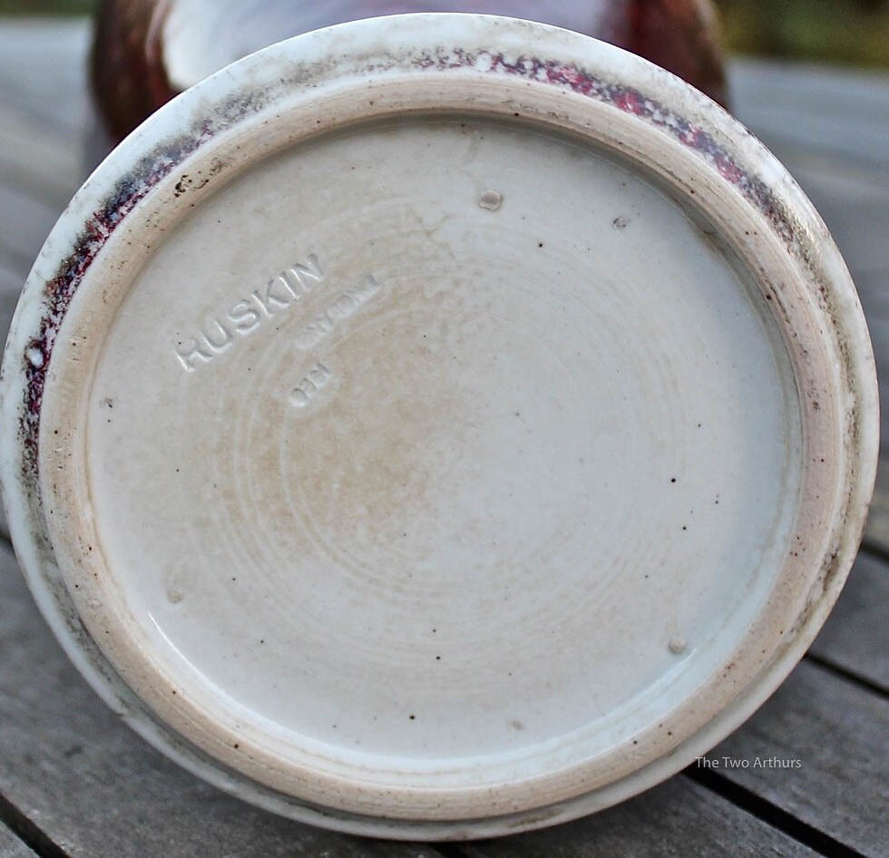 Thumbnail: Ruskin Pottery High Fired Flambe Vase