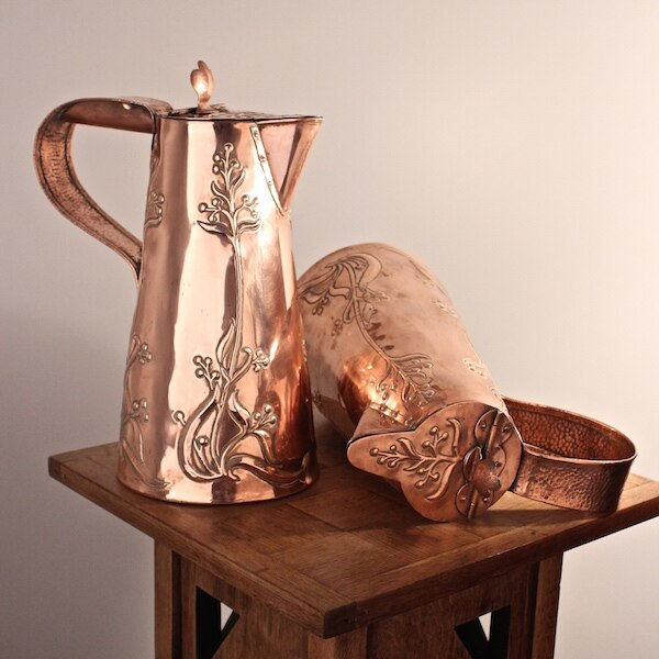 Thumbnail: John Williams Fivemiletown Copper Ewers