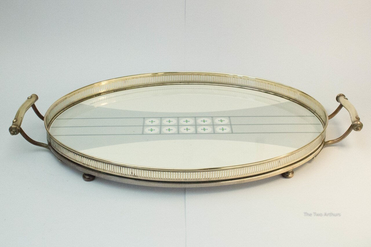 WMF Wächtersbach Art Nouveau Jugendstil Serving Tray, circa 1910, 49cm wide.