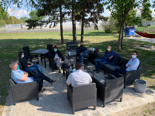 Egy kooperáció a telephelyünkön.